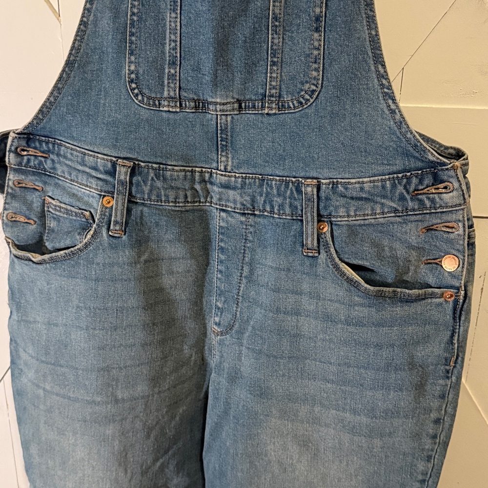 Universal Thread Denim Blue Overalls - image 3